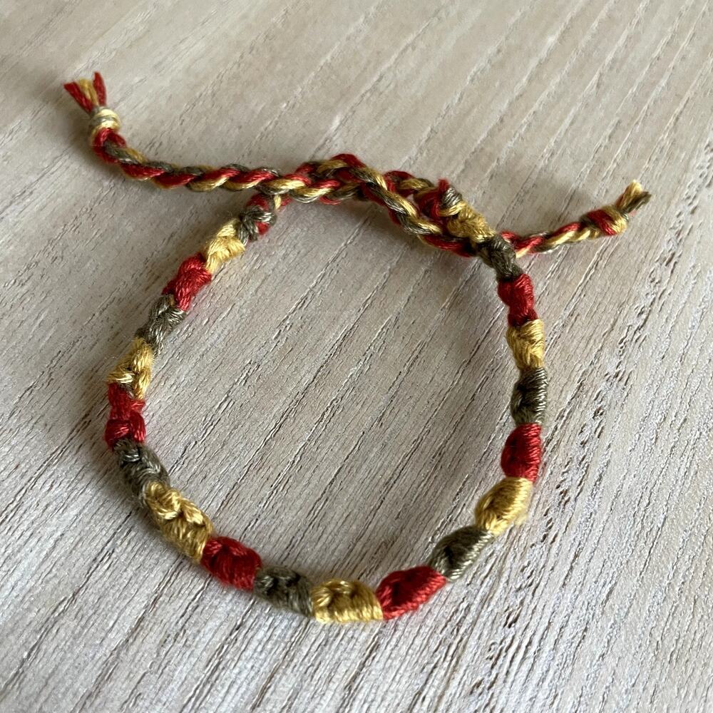 Kinley Bracelet anklet trendy comfortable tie embroidery thread woven gift